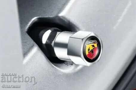 Valve caps for tires "ABARTH" - 5
