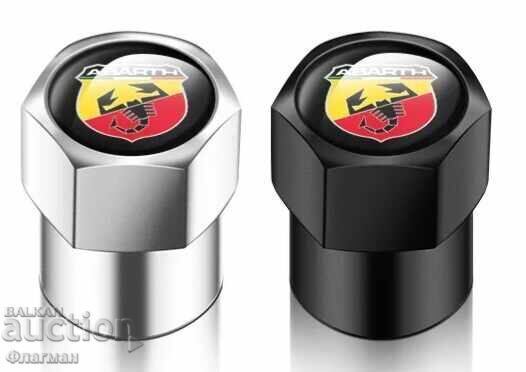 Capace supapă anvelope ”ABARTH” Capace supapă anvelope ”ABARTH”