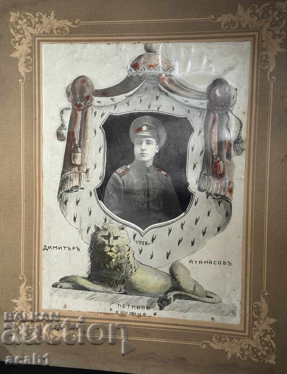 Large Photo Soldier 6th Regiment 1928 year with price 44.99 BGN | € 23.00
