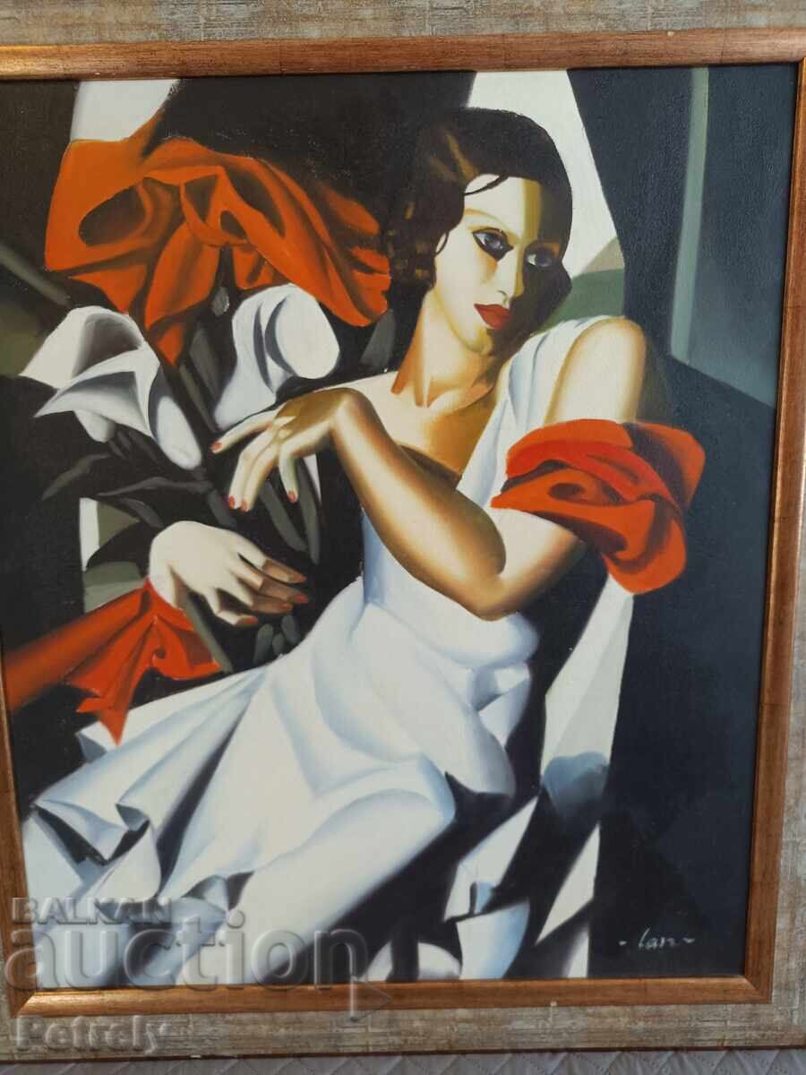 Δημοπρασία Μεγάλη ελαιογραφία Δημοπρασία Μεγάλη ελαιογραφία