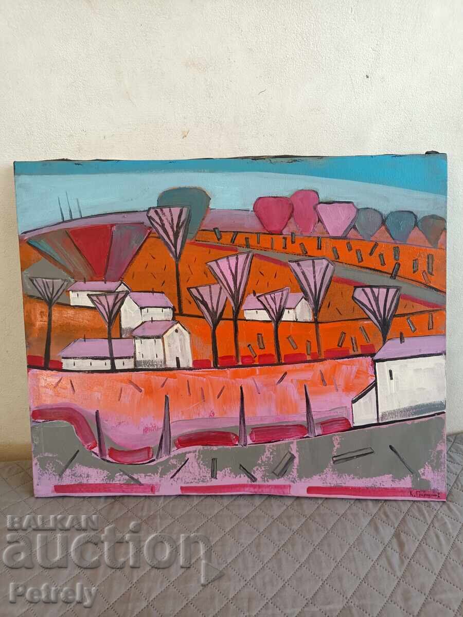 Стара маслена картина с цена 120.00 лв. | € 61.36