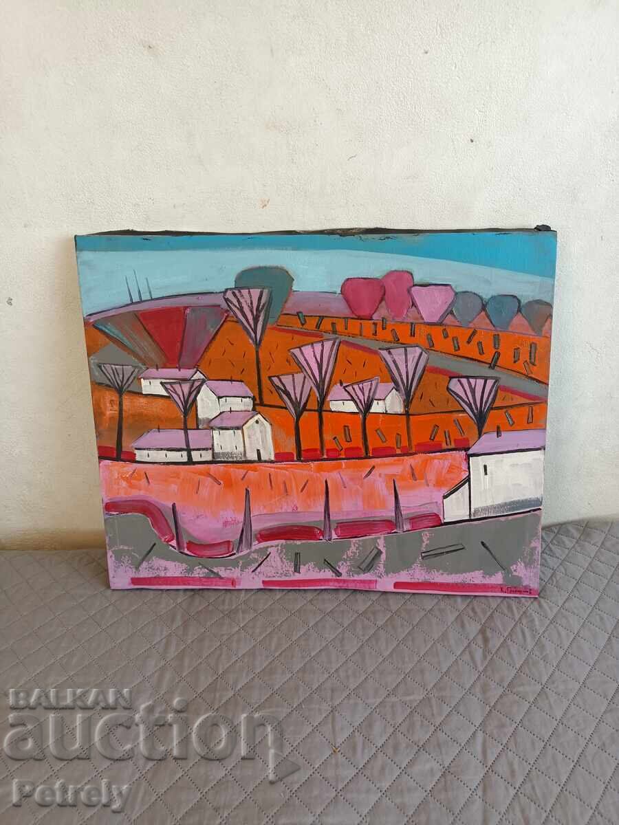 Стара маслена картина