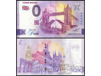 ❤️ ⭐ Marea Britanie 2022 0 lire Tower Bridge UNC nouă ⭐ ❤️