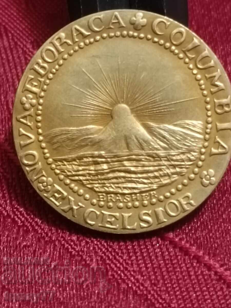 САЩ 1787 ГОДИНА 1 ДВОЕН ЧИЧО ПОЗЛАТЕНА МОНЕТА КОПИЕ с цена 0.01 лв. | € 0.01 САЩ 1787 ГОДИНА 1 ДВОЕН ЧИЧО ПОЗЛАТЕНА МОНЕТА КОПИЕ с цена 0.01 лв. | € 0.01