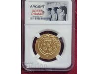 ANCIENT SASANIAN NEAR EASTERN GOLD-PLATED COIN COPY