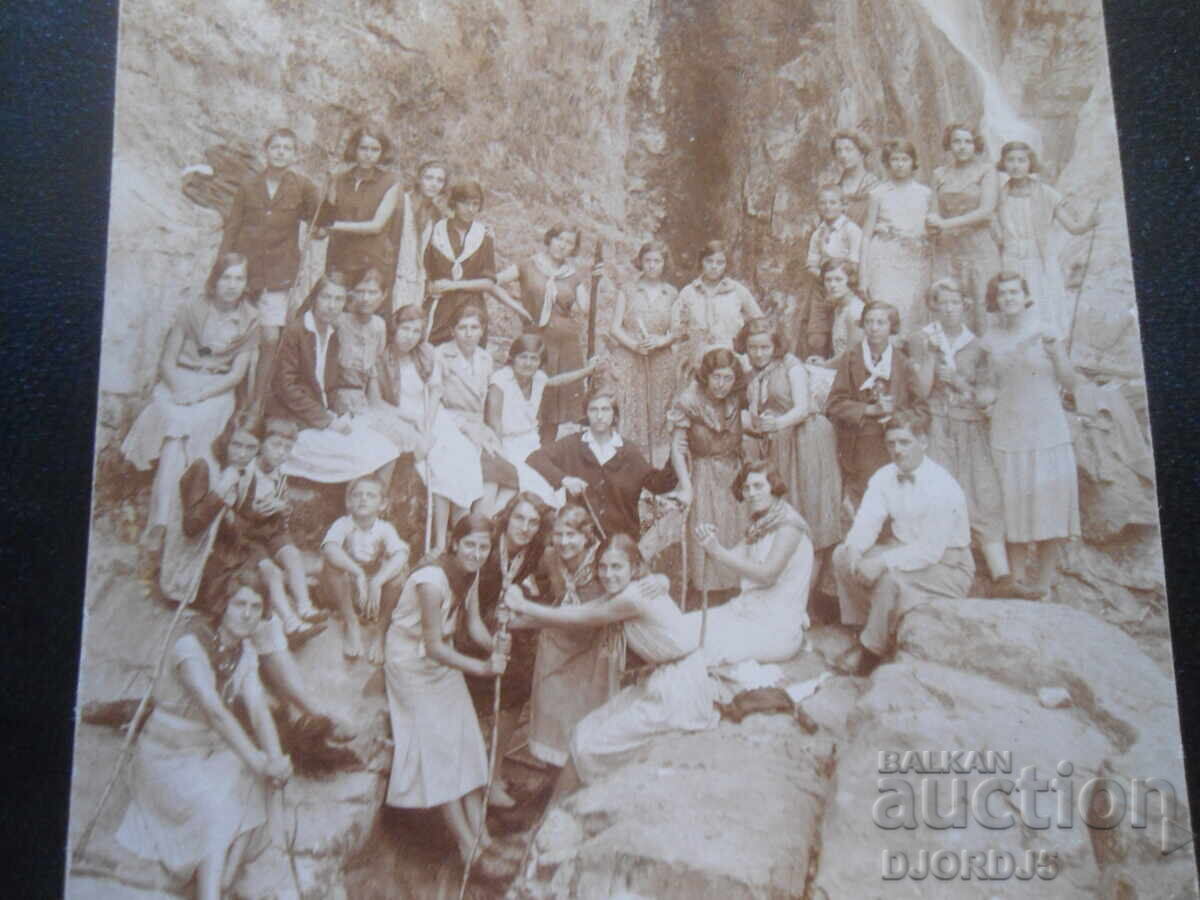 1931, Colonia de elevi în Teteven, cascadă, vârful "Vejen" cu preț 5.00 BGN | € 2.56