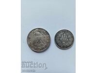1 Mark and 5 Mark 1915 and 1935