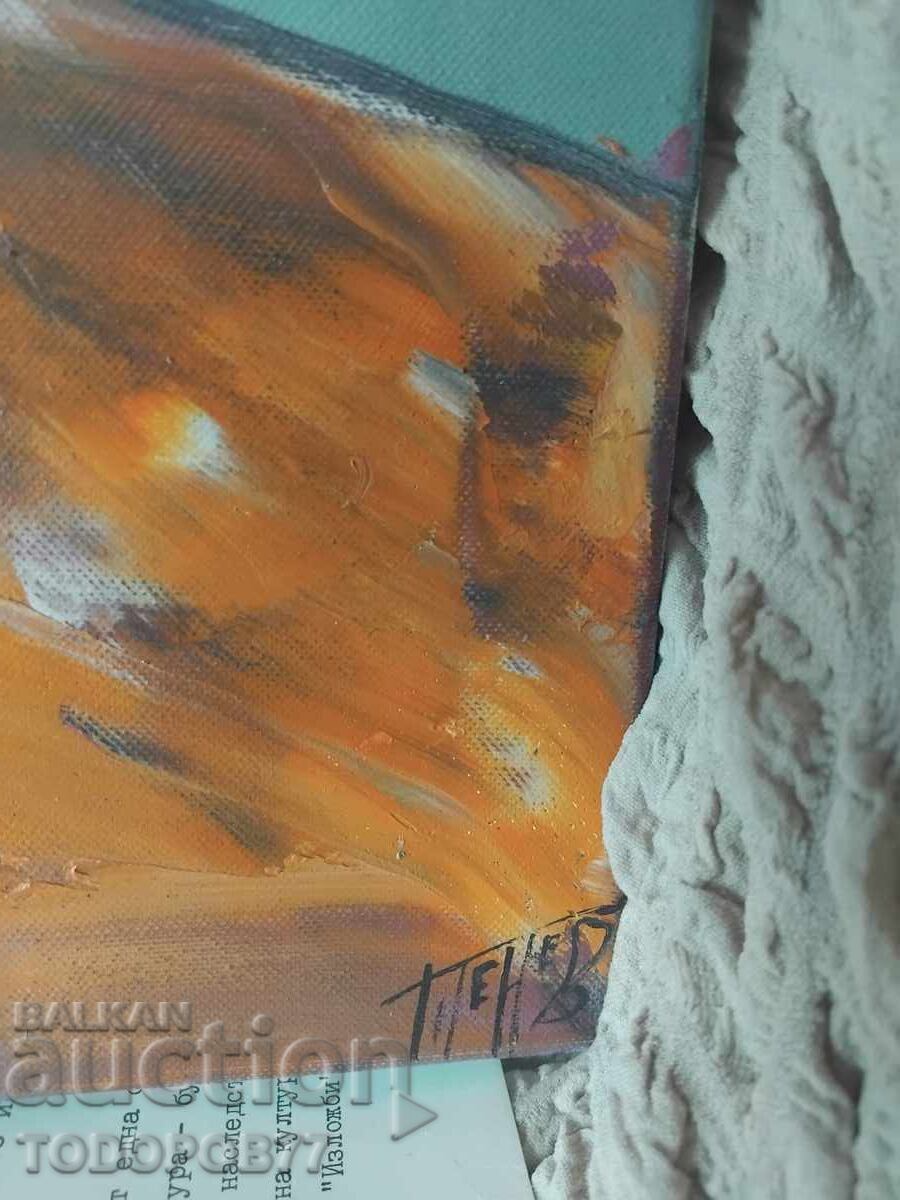 Παράδοση Μεγάλος πίνακας λάδι σε καμβά, υπογραφή Παράδοση Μεγάλος πίνακας λάδι σε καμβά, υπογραφή