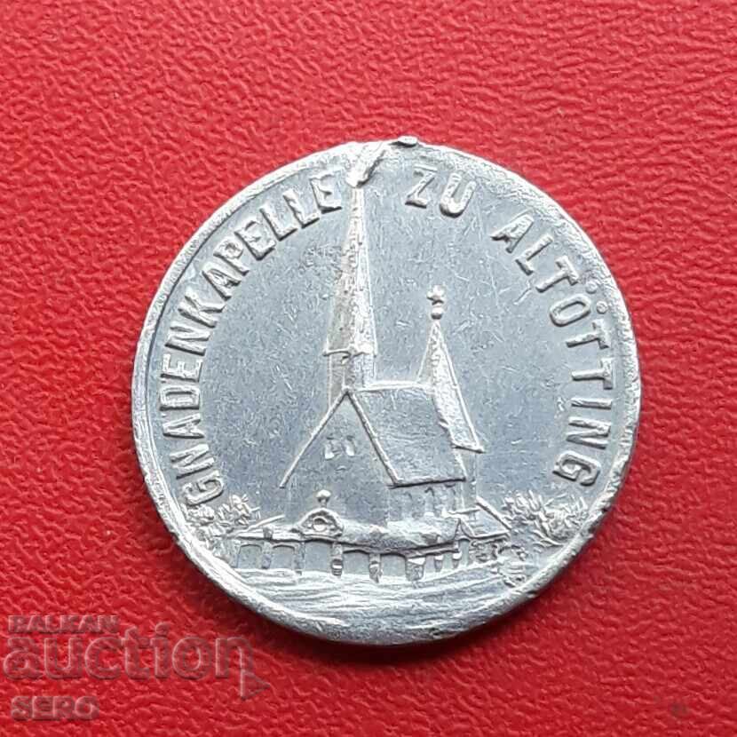 Germania-Bavaria-Altötting-medalion cu "Madona Neagră" cu preț € 0.51 | 1.00 BGN Germania-Bavaria-Altötting-medalion cu "Madona Neagră" cu preț € 0.51 | 1.00 BGN