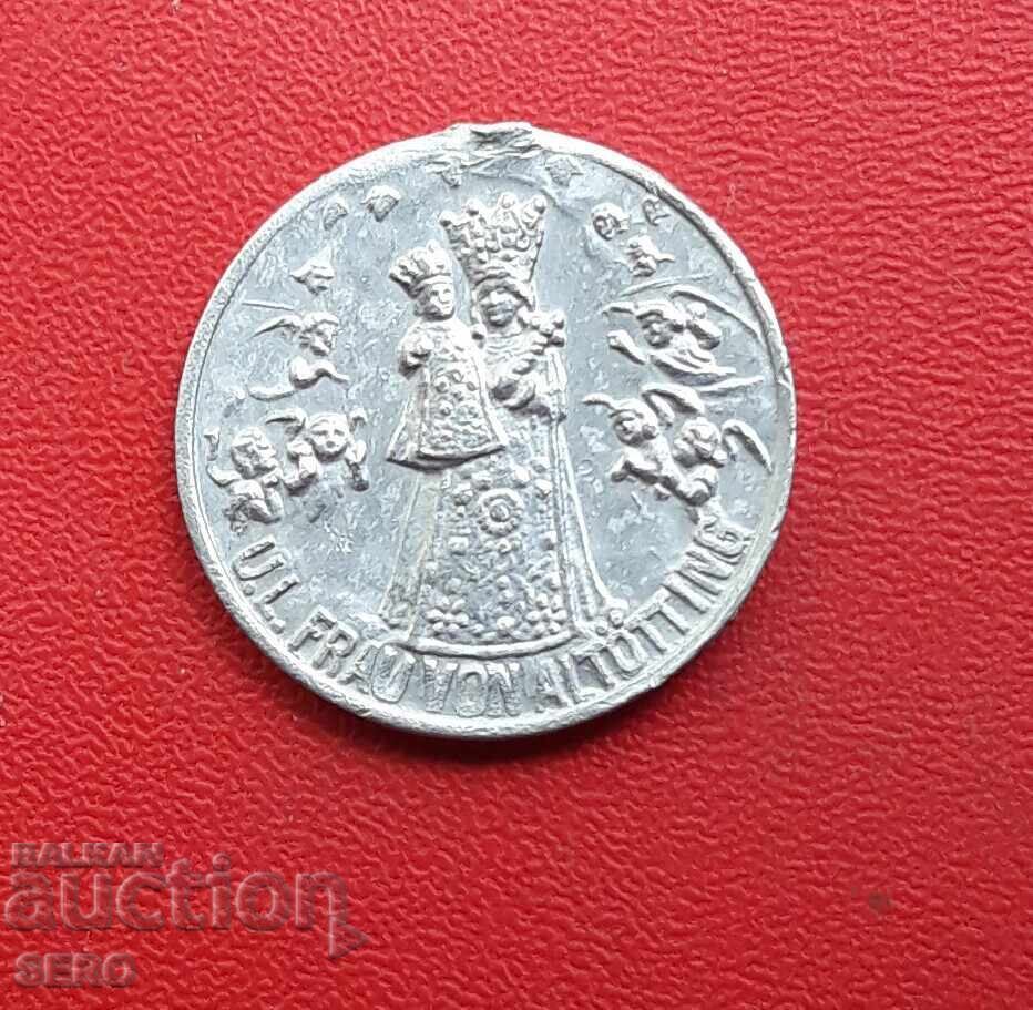 Germania-Bavaria-Altötting-medalion cu "Madona Neagră" Germania-Bavaria-Altötting-medalion cu "Madona Neagră"