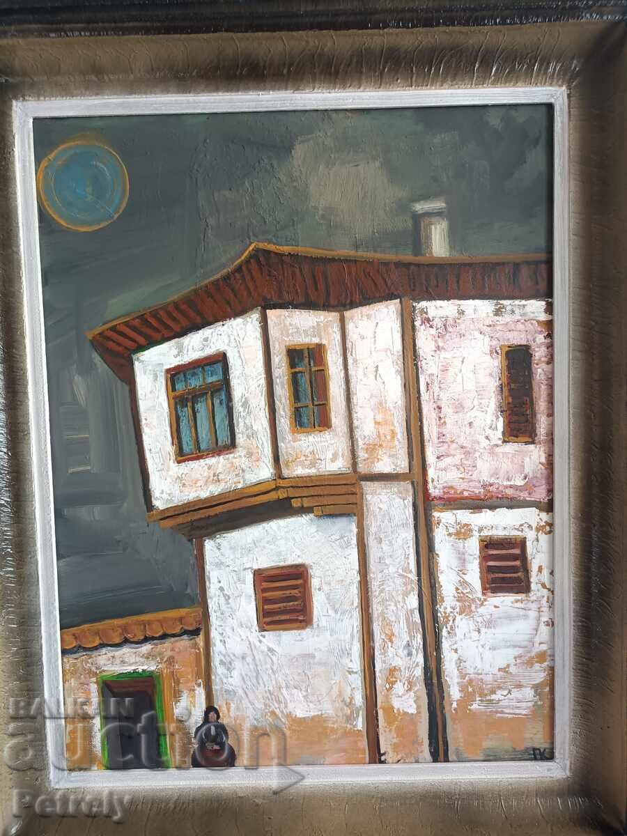 Old oil painting with price 150.00 BGN | € 76.69 Old oil painting with price 150.00 BGN | € 76.69