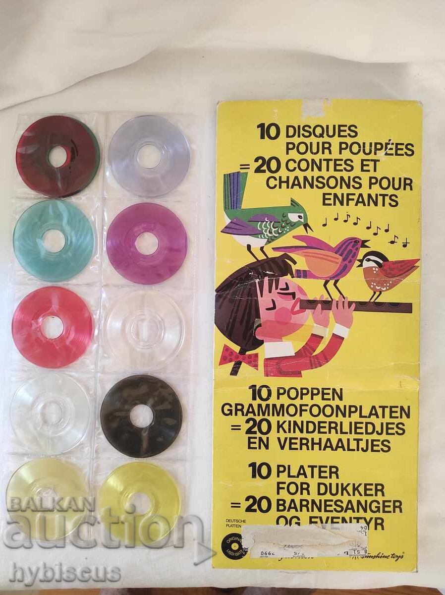 10 Doll Records with Children's Songs