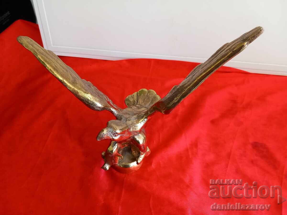 EAGLE, Massive Bronze Sculpture with Gilding, Figurine with price 150.00 BGN | € 76.69
