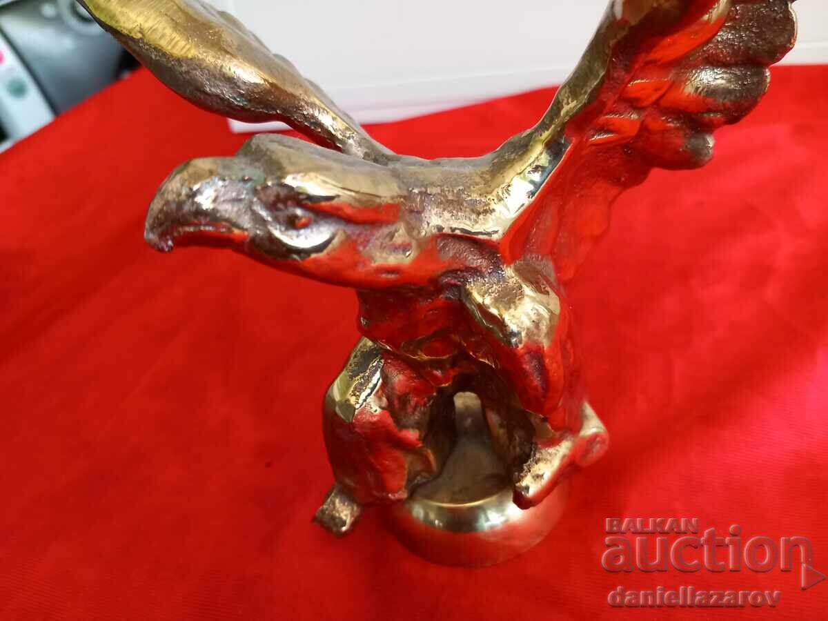 Delivery of EAGLE, Massive Bronze Sculpture with Gilding, Figurine