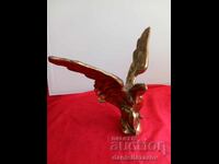 EAGLE, Massive Bronze Sculpture with Gilding, Figurine