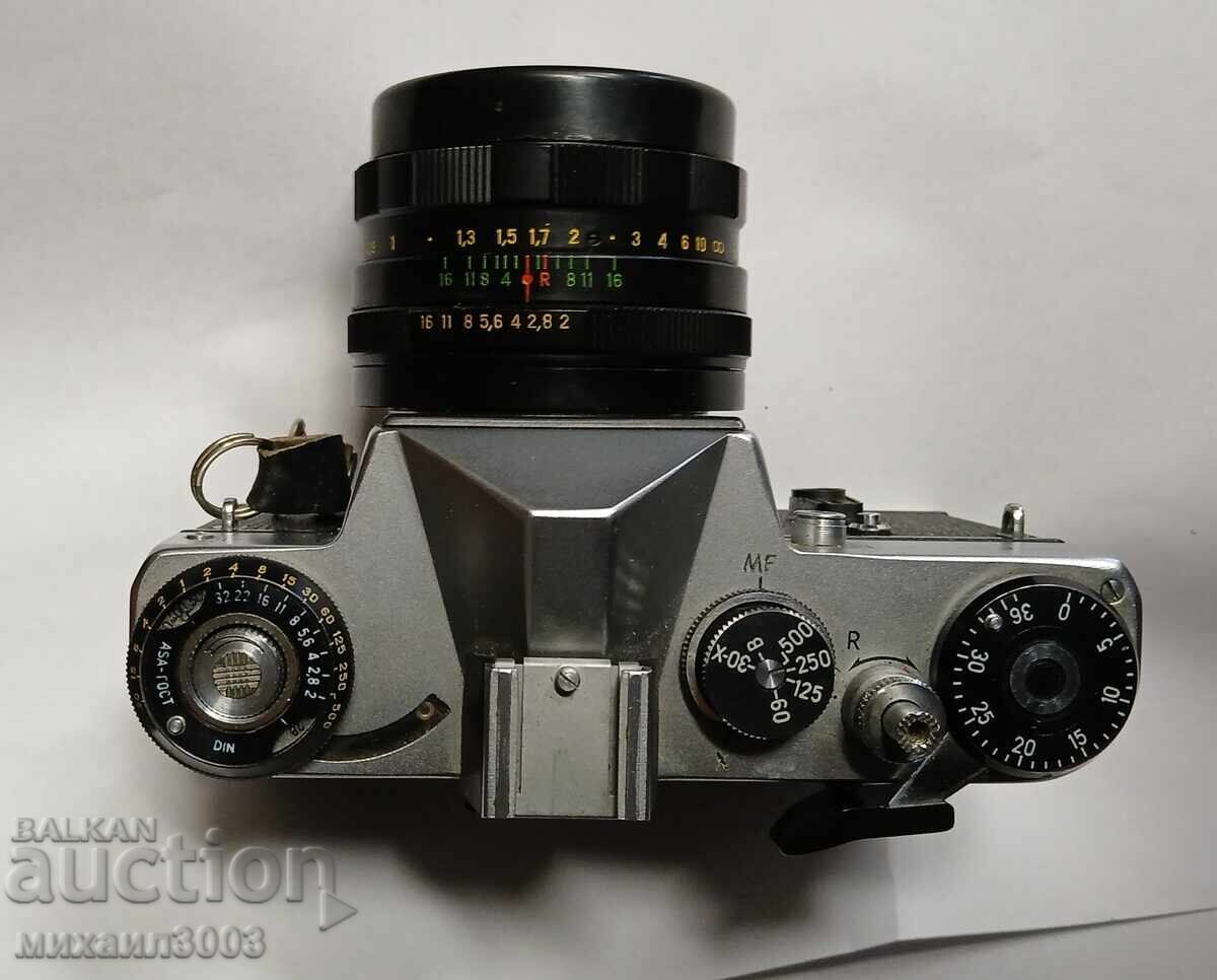 Auction  ZENIT EM USSR PHOTO CAMERA WITH HELIOS-44M 2/58 LENS