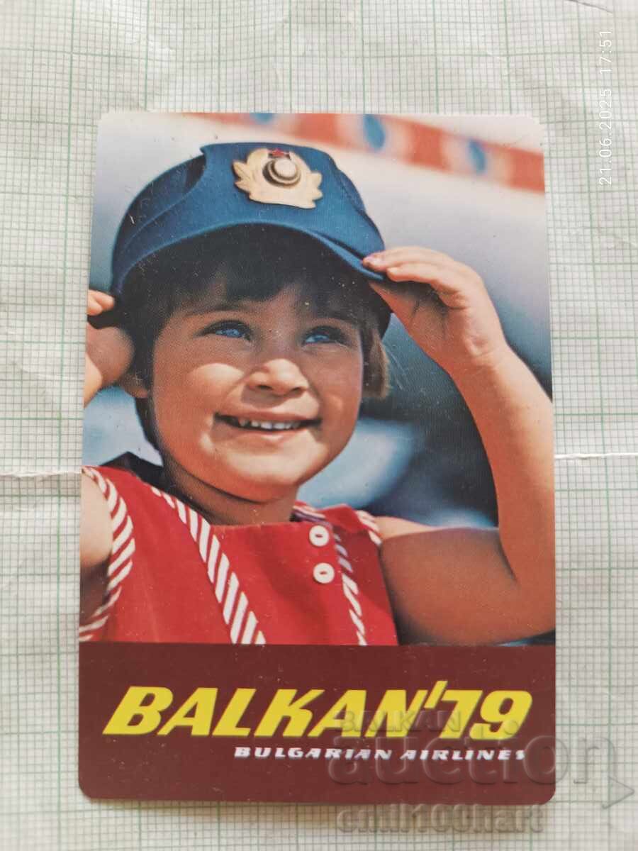 Calendar BGA Balcan 1979