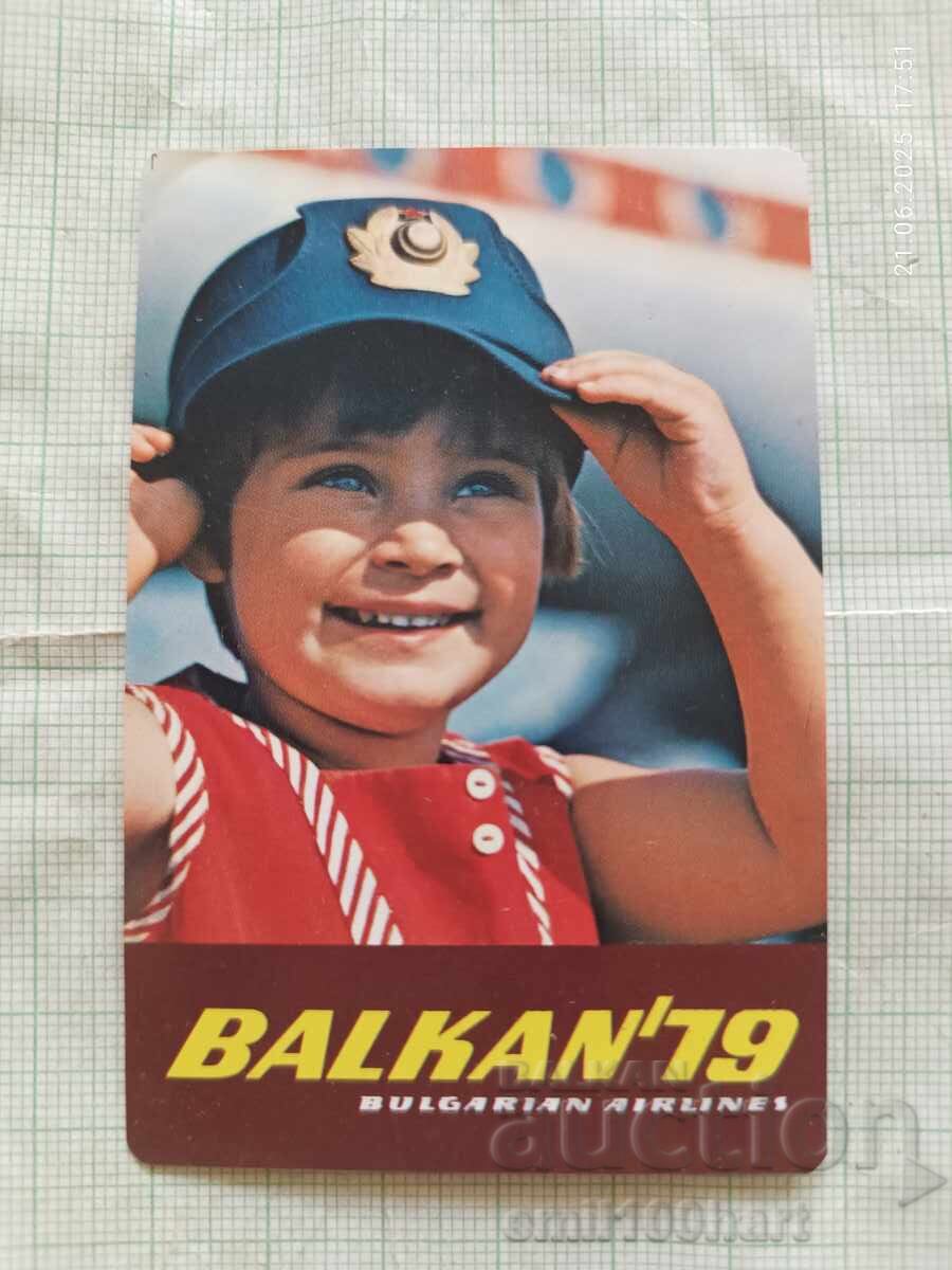 Calendar BGA Balcan 1979