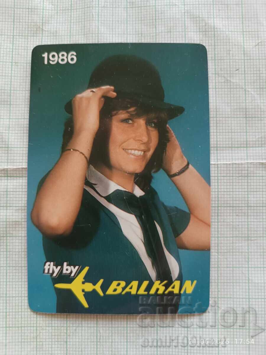 BGA Balkan Calendar 1986