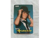 Calendar BGA Balcan 1986