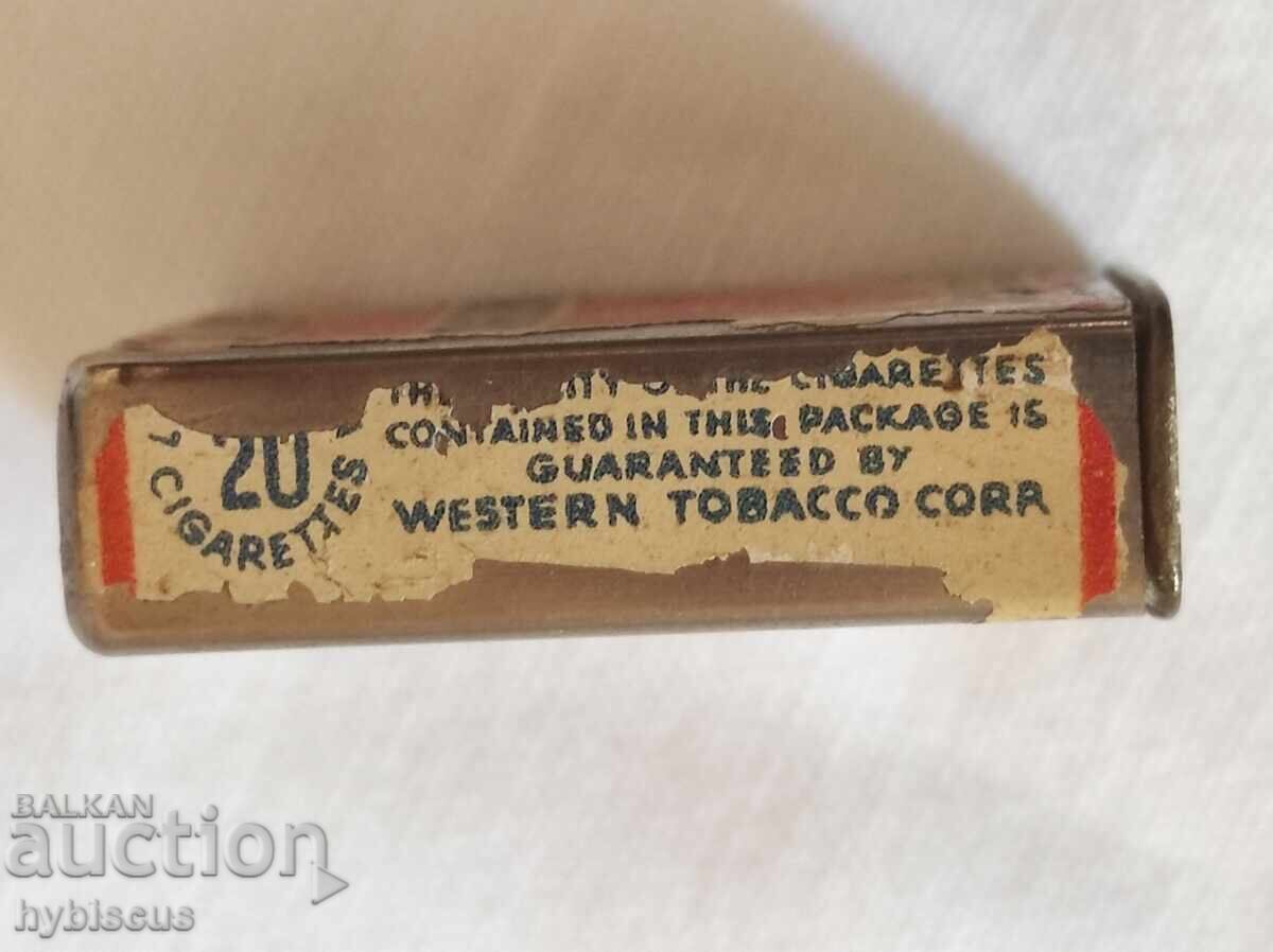 Vintage μεταλλική θήκη σπίρτων "Lexington" τσιγάρα - 5