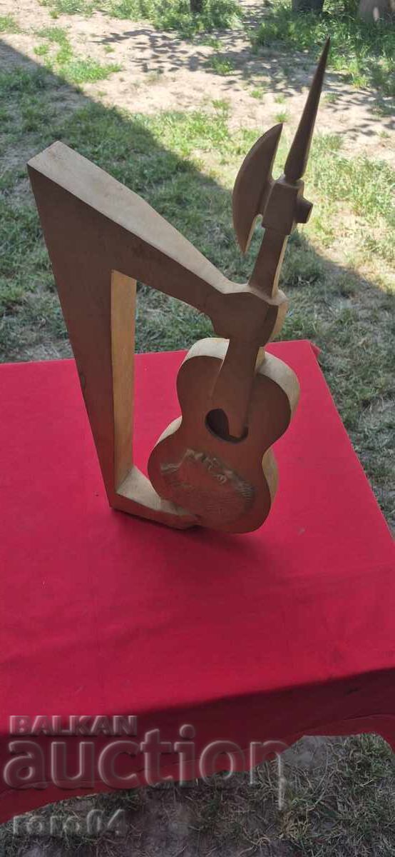 ΠΑΛΑΙΟ ΒΟΥΛΓΑΡΙΚΟ ΞΥΛΙΝΟ ΓΛΥΠΤΟ - 6