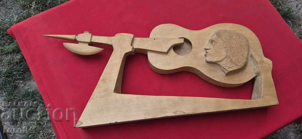 ΠΑΛΑΙΟ ΒΟΥΛΓΑΡΙΚΟ ΞΥΛΙΝΟ ΓΛΥΠΤΟ