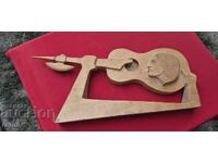 Old Bulgarian Wooden Sculpture