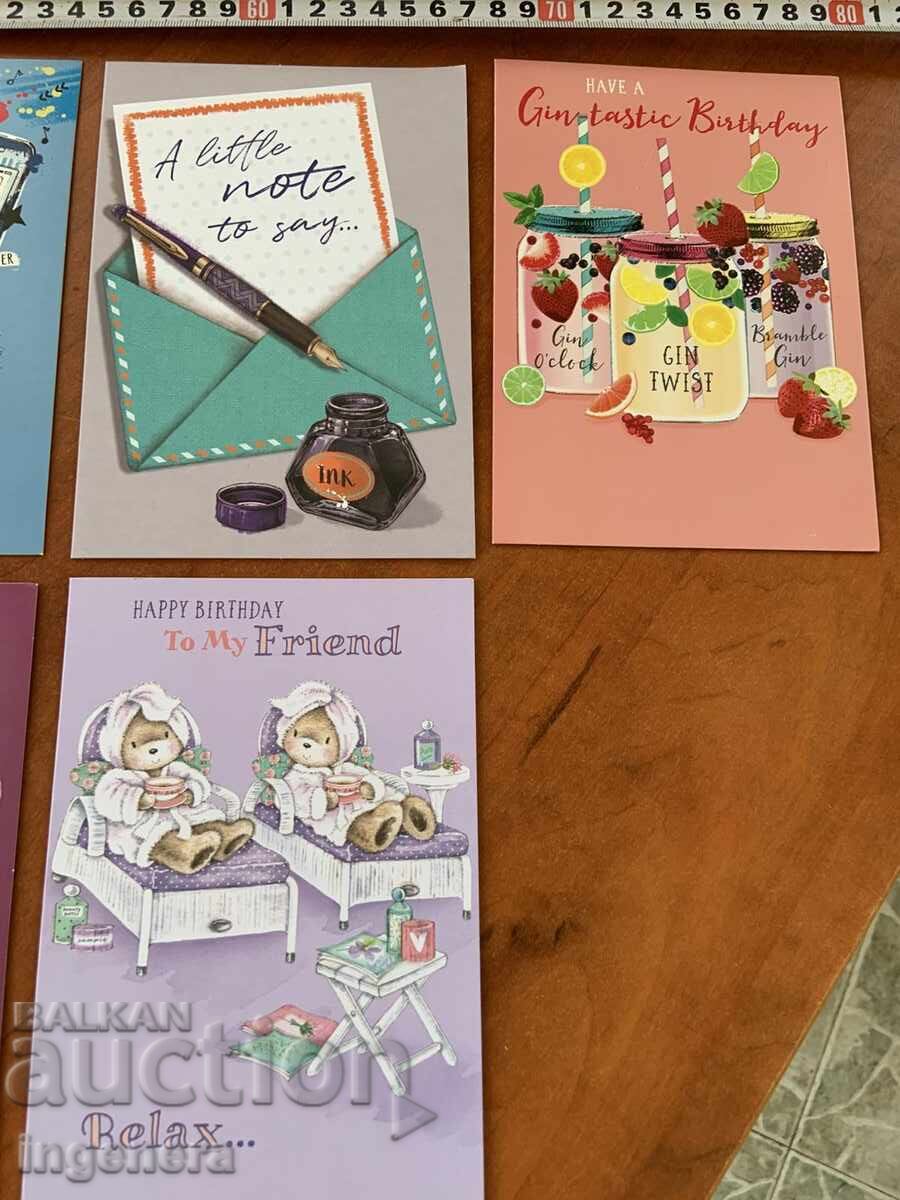 Auction GREETING CARD SET WITH ENVELOPE - LOT OF 6 PCS Auction GREETING CARD SET WITH ENVELOPE - LOT OF 6 PCS