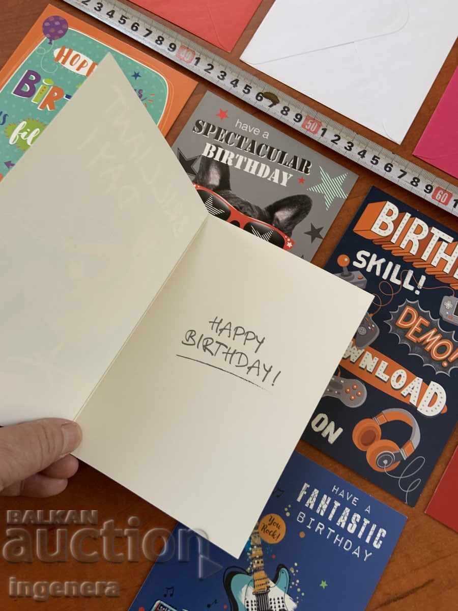 ΕΥΧΕΤΗΡΙΑ ΚΑΡΤΑ ΣΕΤ ΜΕ ΦΑΚΕΛΟ - ΠΑΡΤΙΔΑ ΑΠΟ 6 ΤΕΜ - 5 ΕΥΧΕΤΗΡΙΑ ΚΑΡΤΑ ΣΕΤ ΜΕ ΦΑΚΕΛΟ - ΠΑΡΤΙΔΑ ΑΠΟ 6 ΤΕΜ - 5