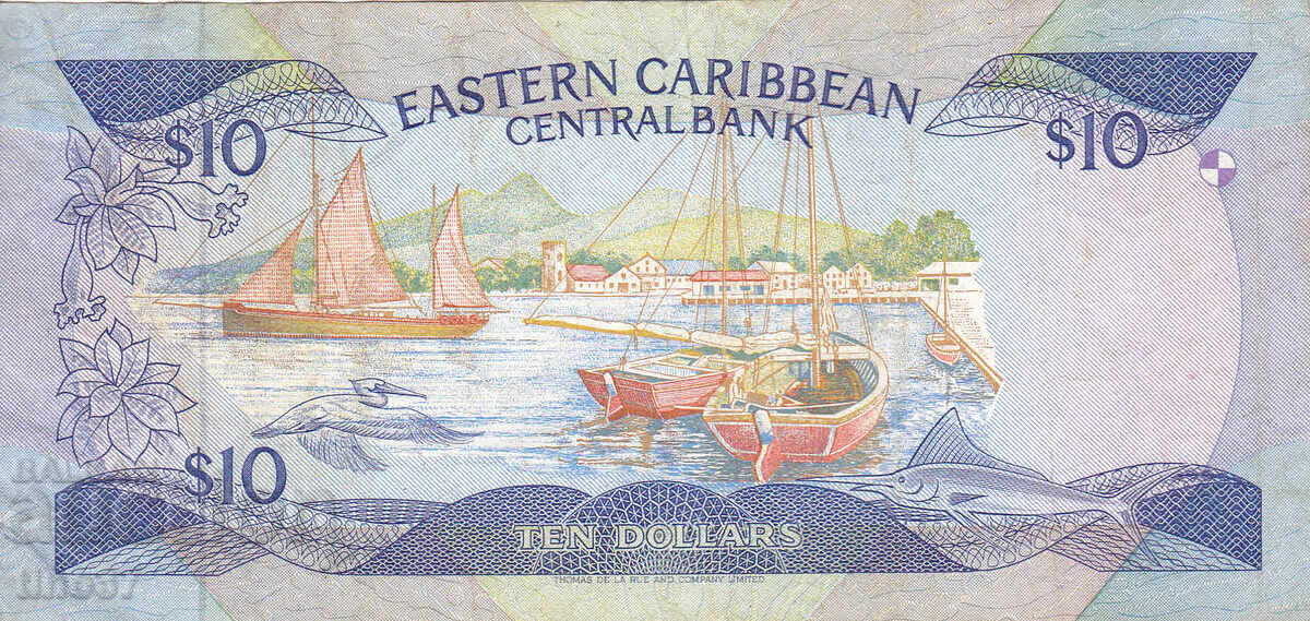 Δημοπρασία tino37 - ΑΝΑΤΟΛΙΚΕΣ ΚΑΡΙΒΙΚΕΣ (Αγία Λουκία) - 10 ΔΟΛΑΡΙΑ - 1985/93