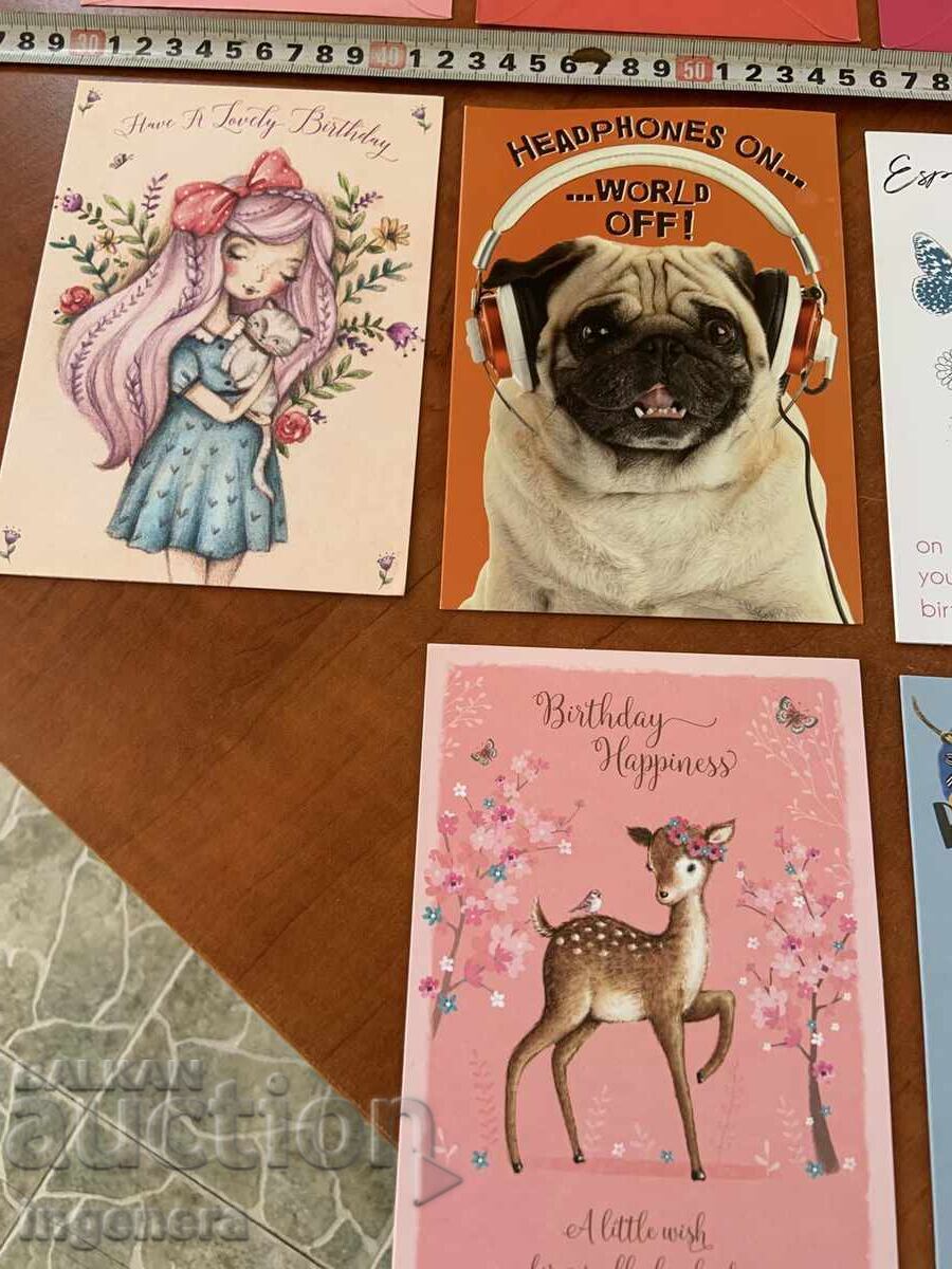 ΕΥΧΕΤΗΡΙΑ ΚΑΡΤΑ ΣΕΤ ΜΕ ΦΑΚΕΛΟ - ΠΑΡΤΙΔΑ ΑΠΟ 6 ΤΕΜ με τιμή 9.00 BGN | € 4.60 ΕΥΧΕΤΗΡΙΑ ΚΑΡΤΑ ΣΕΤ ΜΕ ΦΑΚΕΛΟ - ΠΑΡΤΙΔΑ ΑΠΟ 6 ΤΕΜ με τιμή 9.00 BGN | € 4.60