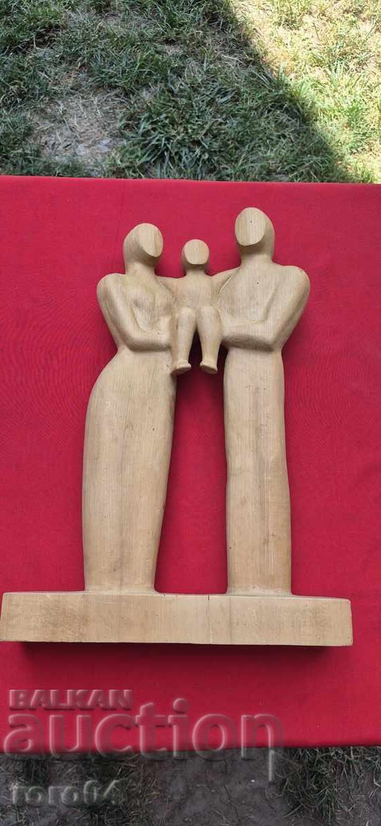 ΠΑΛΑΙΑ ΒΟΥΛΓΑΡΙΚΗ ΞΥΛΙΝΗ ΓΛΥΠΤΙΚΗ - ΟΙΚΟΓΕΝΕΙΑ