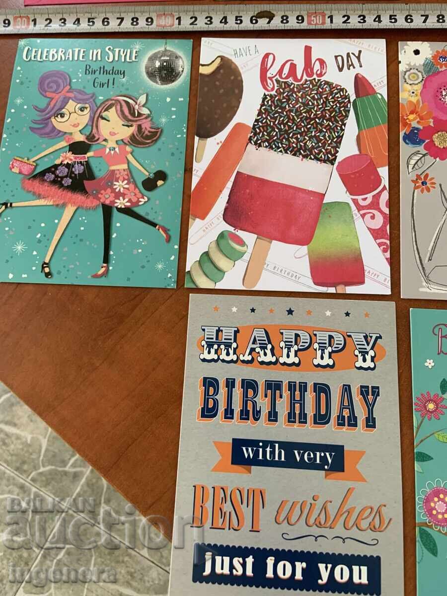 GREETING CARD SET WITH ENVELOPE - LOT OF 6 PCS with price 9.00 BGN | € 4.60 GREETING CARD SET WITH ENVELOPE - LOT OF 6 PCS with price 9.00 BGN | € 4.60