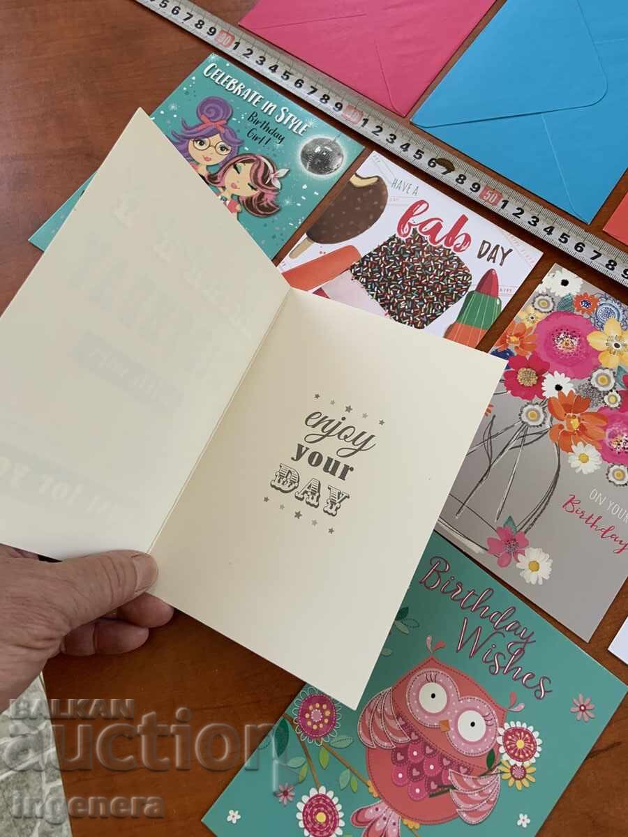 Delivery of GREETING CARD SET WITH ENVELOPE - LOT OF 6 PCS Delivery of GREETING CARD SET WITH ENVELOPE - LOT OF 6 PCS