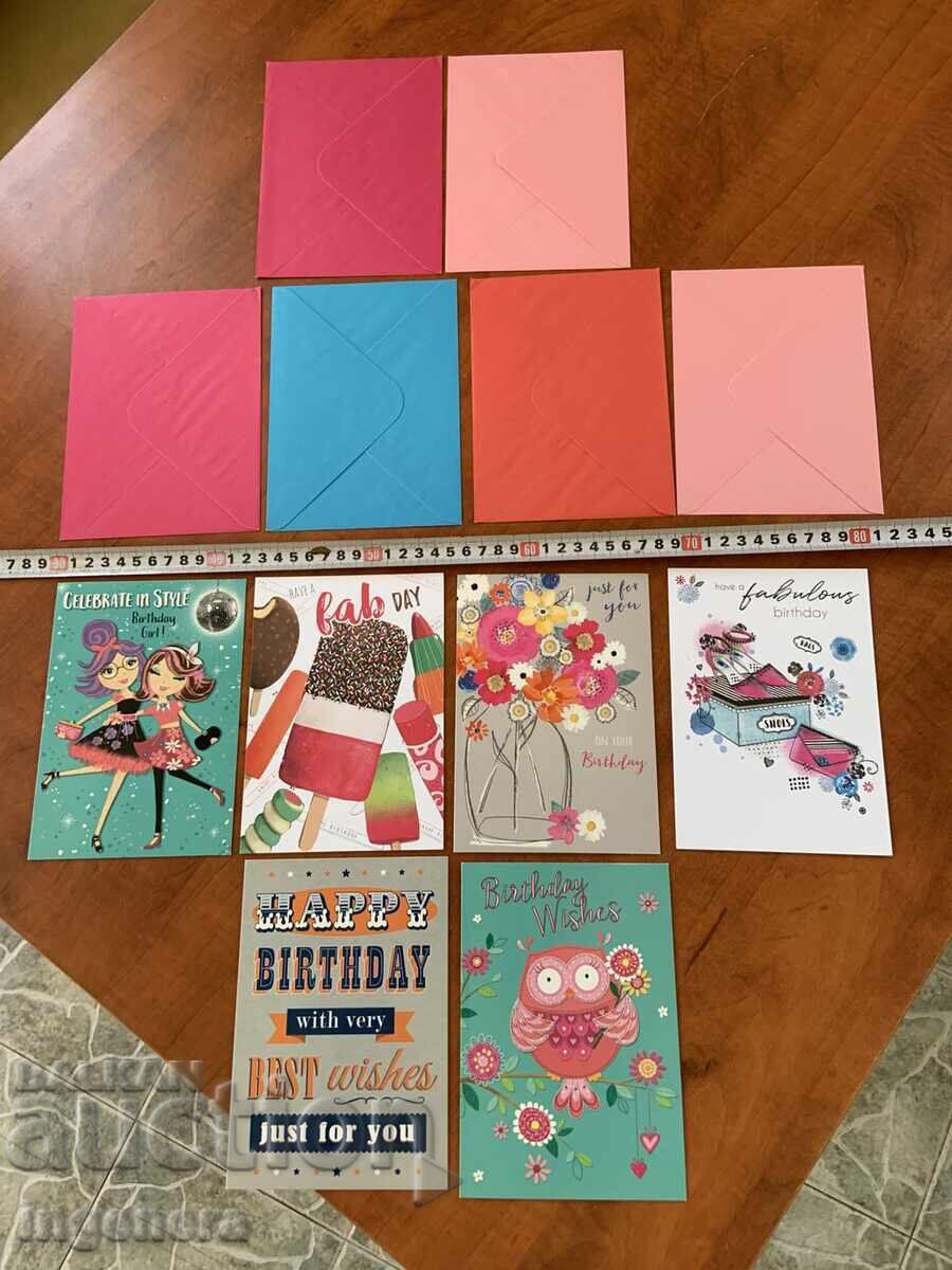 GREETING CARD SET WITH ENVELOPE - LOT OF 6 PCS GREETING CARD SET WITH ENVELOPE - LOT OF 6 PCS
