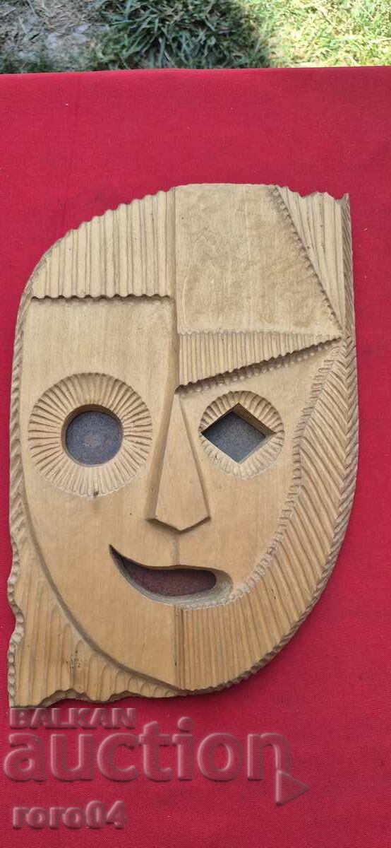 ΠΑΛΑΙΟ ΒΟΥΛΓΑΡΙΚΟ ΞΥΛΙΝΟ ΓΛΥΠΤΟ - ΜΑΣΚΑ ΠΑΛΑΙΟ ΒΟΥΛΓΑΡΙΚΟ ΞΥΛΙΝΟ ΓΛΥΠΤΟ - ΜΑΣΚΑ