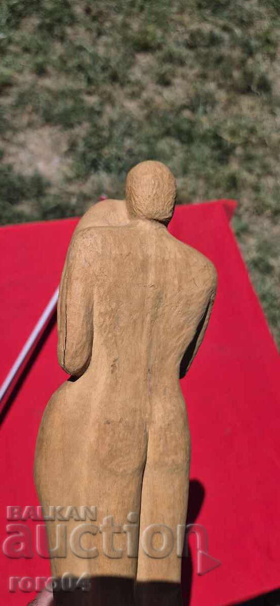 Delivery of Old Bulgarian Wooden Sculpture