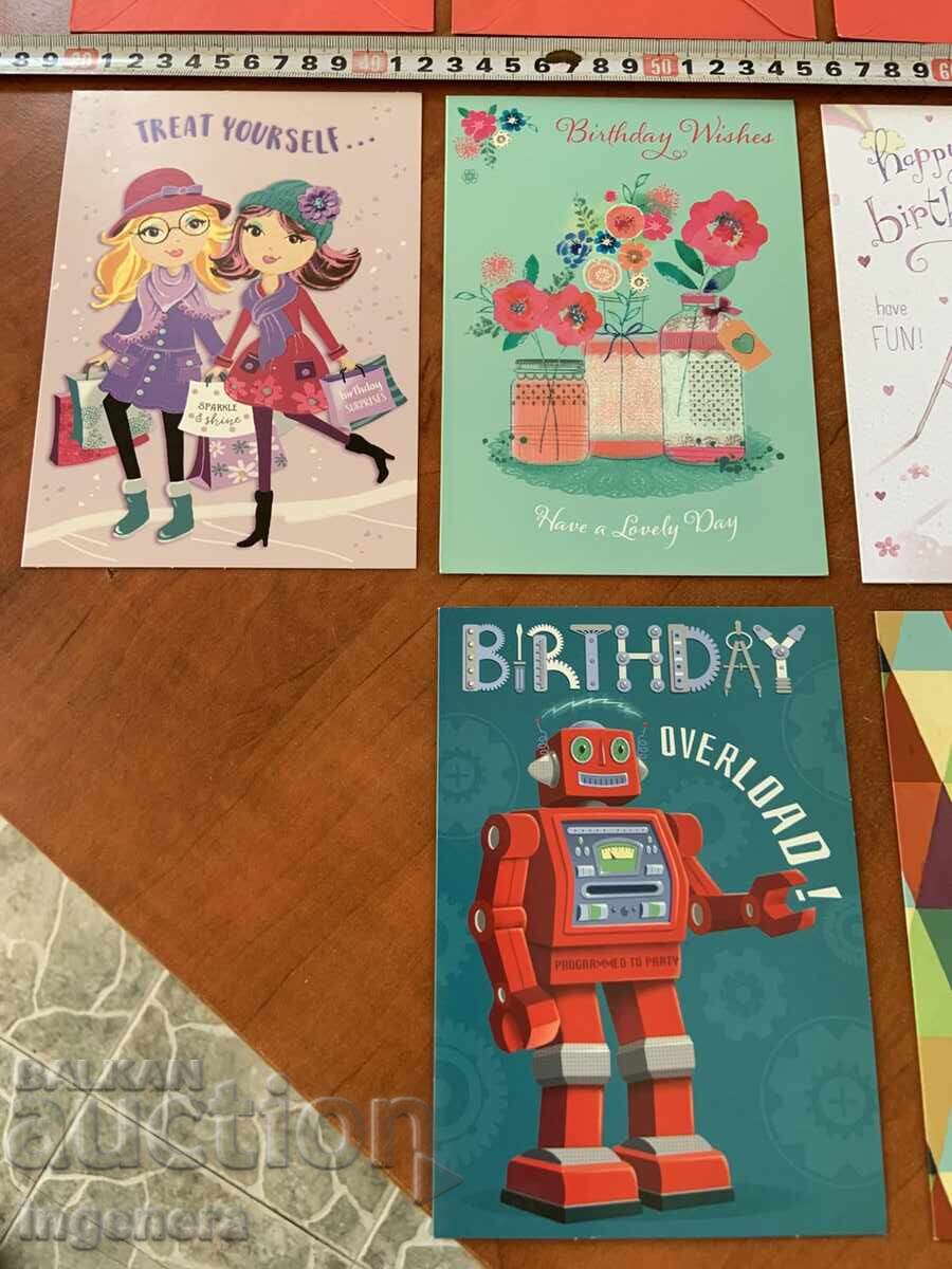 ΕΥΧΕΤΗΡΙΑ ΚΑΡΤΑ ΣΕΤ ΜΕ ΦΑΚΕΛΟ - ΠΑΡΤΙΔΑ ΑΠΟ 6 ΤΕΜ με τιμή 9.00 BGN | € 4.60 ΕΥΧΕΤΗΡΙΑ ΚΑΡΤΑ ΣΕΤ ΜΕ ΦΑΚΕΛΟ - ΠΑΡΤΙΔΑ ΑΠΟ 6 ΤΕΜ με τιμή 9.00 BGN | € 4.60