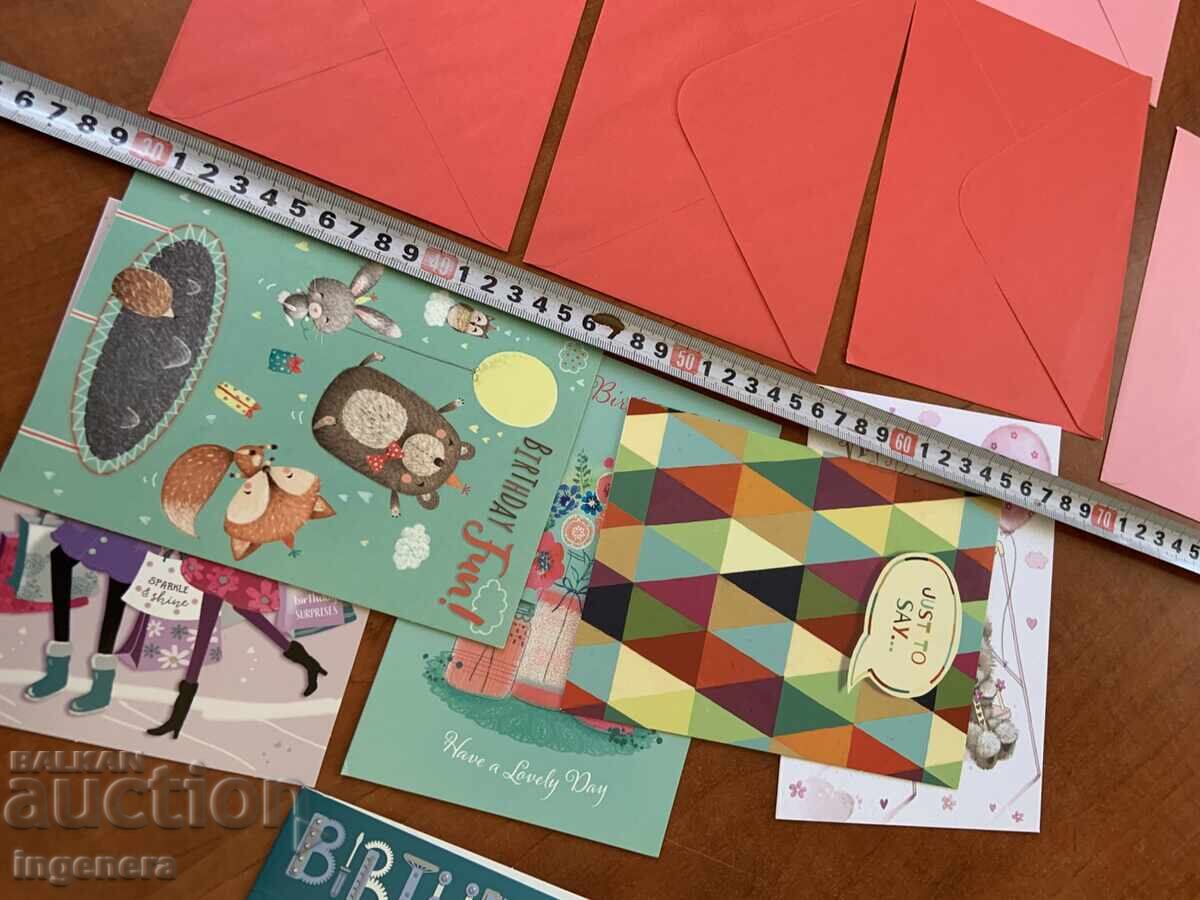 ΕΥΧΕΤΗΡΙΑ ΚΑΡΤΑ ΣΕΤ ΜΕ ΦΑΚΕΛΟ - ΠΑΡΤΙΔΑ ΑΠΟ 6 ΤΕΜ - 6 ΕΥΧΕΤΗΡΙΑ ΚΑΡΤΑ ΣΕΤ ΜΕ ΦΑΚΕΛΟ - ΠΑΡΤΙΔΑ ΑΠΟ 6 ΤΕΜ - 6