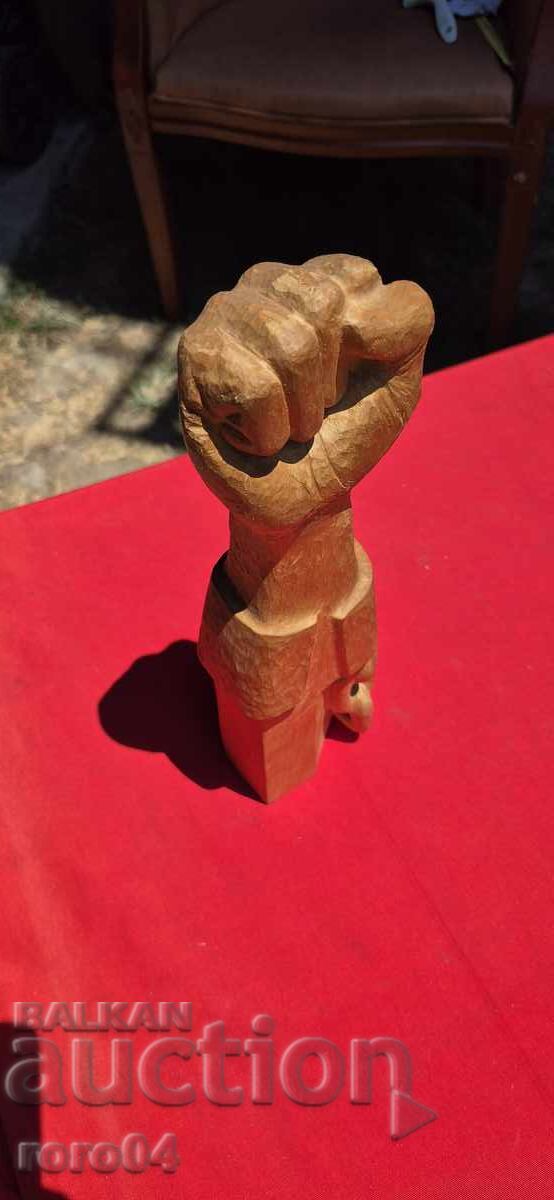 Old Bulgarian Wooden Sculpture - 6