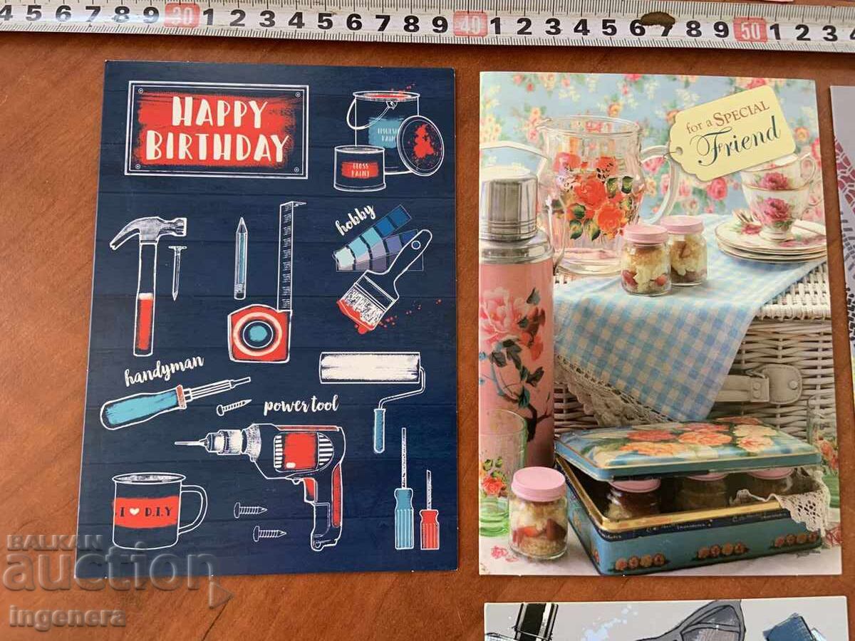 GREETING CARD SET WITH ENVELOPE - LOT OF 6 PCS with price 9.00 BGN | € 4.60 GREETING CARD SET WITH ENVELOPE - LOT OF 6 PCS with price 9.00 BGN | € 4.60