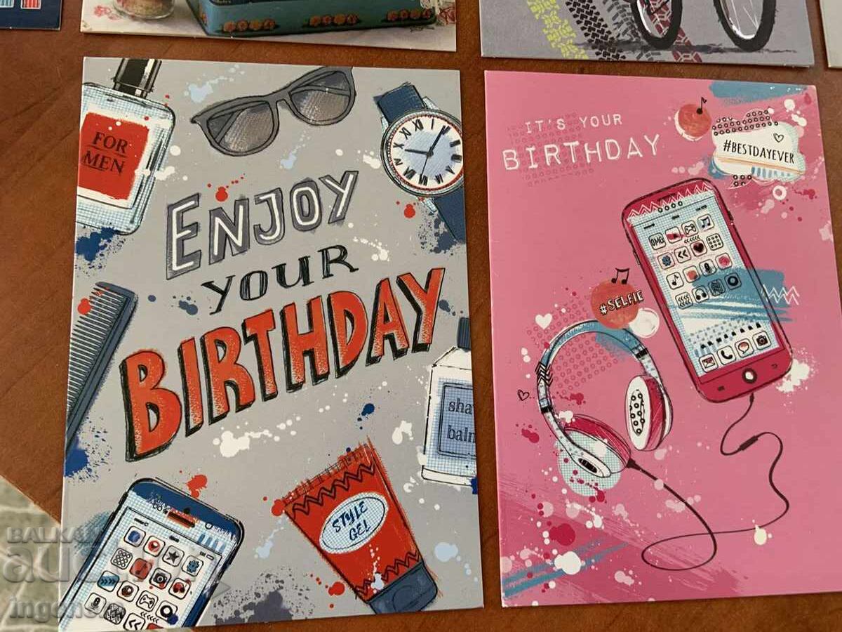 Delivery of GREETING CARD SET WITH ENVELOPE - LOT OF 6 PCS Delivery of GREETING CARD SET WITH ENVELOPE - LOT OF 6 PCS