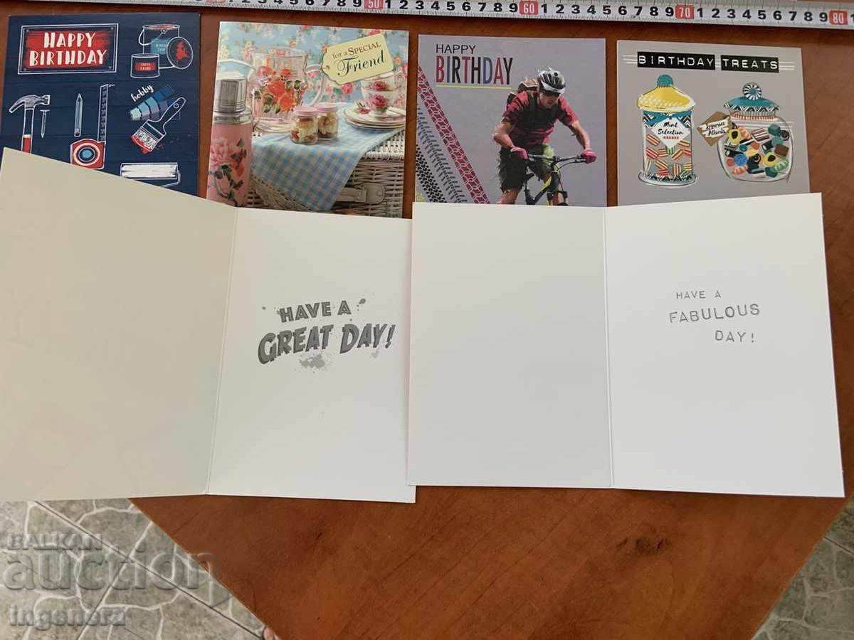 GREETING CARD SET WITH ENVELOPE - LOT OF 6 PCS - 6 GREETING CARD SET WITH ENVELOPE - LOT OF 6 PCS - 6