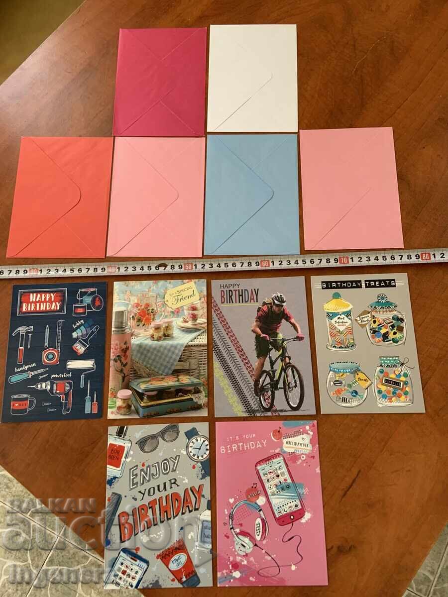 GREETING CARD SET WITH ENVELOPE - LOT OF 6 PCS GREETING CARD SET WITH ENVELOPE - LOT OF 6 PCS