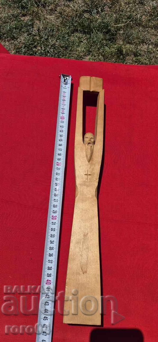 Auction  Old Bulgarian Wooden Sculpture