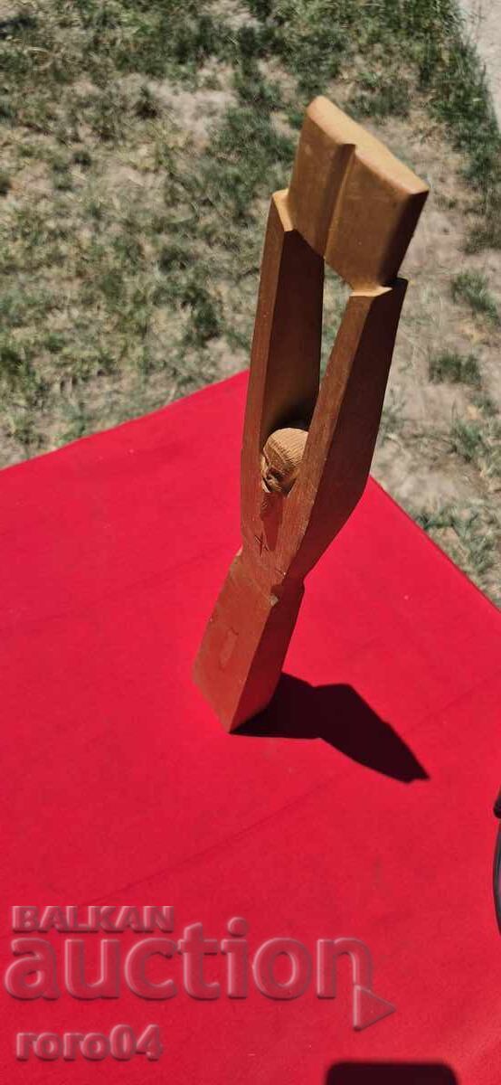 Old Bulgarian Wooden Sculpture - 6