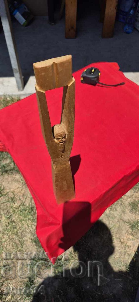 Old Bulgarian Wooden Sculpture - 7