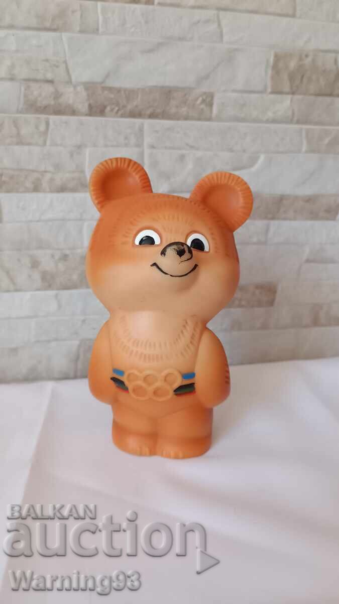 Аукцион Стара гумена играчка - мечето - Миша - Сделано в СССР