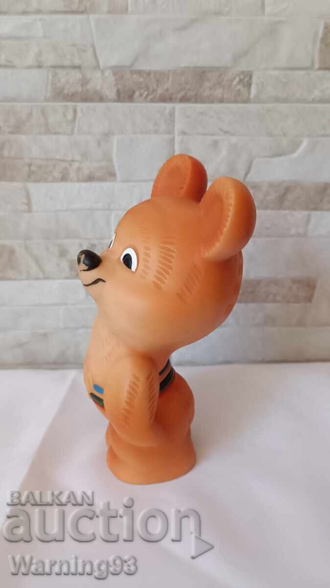 Доставка на Стара гумена играчка - мечето - Миша - Сделано в СССР